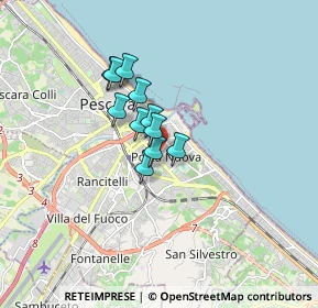 Mappa Via Milli Giannina, 65126 Pescara PE, Italia (1.09)