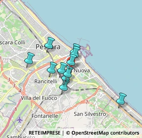 Mappa Via Milli Giannina, 65126 Pescara PE, Italia (1.30727)