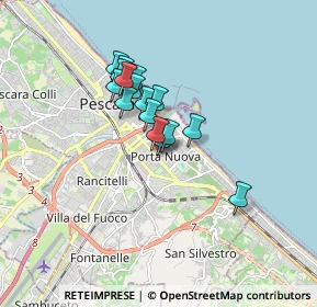 Mappa Via Milli Giannina, 65126 Pescara PE, Italia (1.26941)