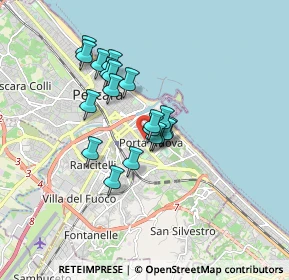 Mappa Via Milli Giannina, 65126 Pescara PE, Italia (1.31368)