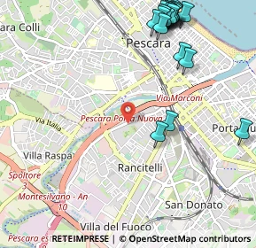 Mappa Via Aterno, 65128 Pescara PE, Italia (1.4545)