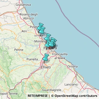 Mappa Via Aterno, 65128 Pescara PE, Italia (22.65545)