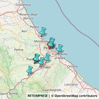 Mappa Via Aterno, 65128 Pescara PE, Italia (10.51727)