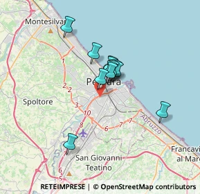 Mappa Via Aterno, 65128 Pescara PE, Italia (2.48333)