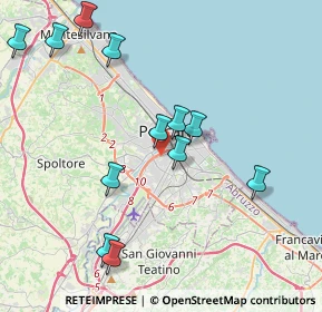 Mappa Via Aterno, 65128 Pescara PE, Italia (4.53917)