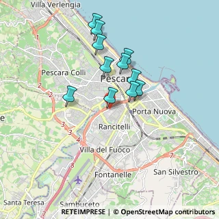 Mappa Via Aterno, 65128 Pescara PE, Italia (1.61909)