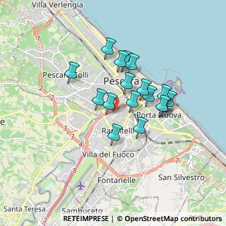 Mappa Via Aterno, 65128 Pescara PE, Italia (1.45059)