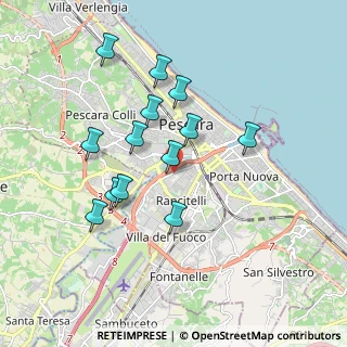 Mappa Via Aterno, 65128 Pescara PE, Italia (1.75385)