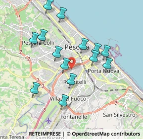 Mappa Via Aterno, 65128 Pescara PE, Italia (1.88429)