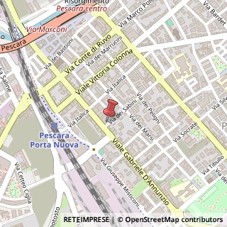 Mappa Via dei Sabini, 102, 65127 Pescara, Pescara (Abruzzo)