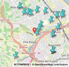 Mappa Via Basilicata, 65010 Villa Raspa PE, Italia (1.238)