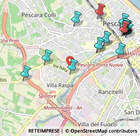 Mappa Via Basilicata, 65010 Villa Raspa PE, Italia (1.4395)