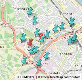 Mappa Via Italia, 65010 Villa Raspa PE, Italia (1.039)