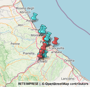 Mappa Via Basilicata, 65010 Villa Raspa PE, Italia (7.81941)