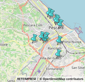 Mappa Via Italia, 65010 Villa Raspa PE, Italia (1.44545)