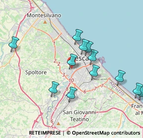 Mappa Via Basilicata, 65010 Villa Raspa PE, Italia (4.08833)