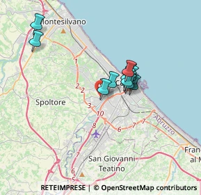 Mappa Via Basilicata, 65010 Villa Raspa PE, Italia (2.71083)