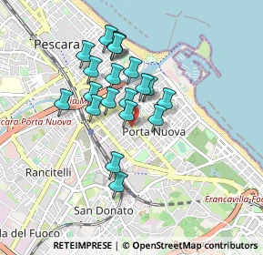 Mappa Viale G. Marconi, 65126 Pescara PE, Italia (0.741)