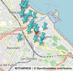Mappa Viale G. Marconi, 65126 Pescara PE, Italia (0.905)