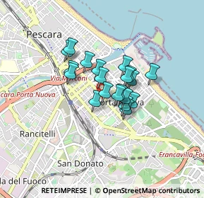 Mappa Viale G. Marconi, 65126 Pescara PE, Italia (0.554)