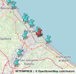 Mappa P.za S. D'Acquisto, 65126 Pescara PE, Italia (4.075)