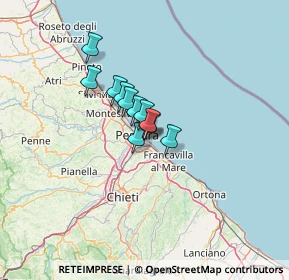 Mappa P.za S. D'Acquisto, 65126 Pescara PE, Italia (7.32182)