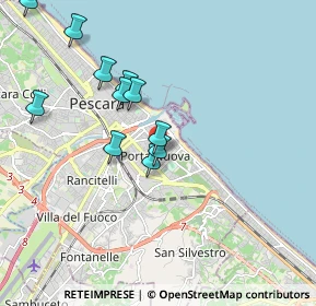 Mappa P.za S. D'Acquisto, 65126 Pescara PE, Italia (1.89455)