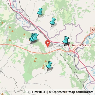 Mappa Strada Bagno, 01028 Orte VT, Italia (3.68727)