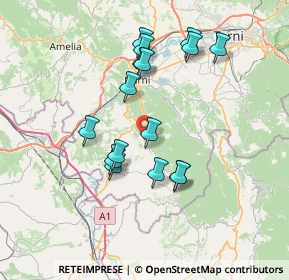 Mappa Strada Calvese, 05035 Terni TR, Italia (6.99375)