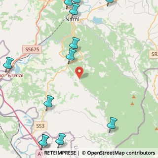 Mappa Strada di Moricone, 05035 Terni TR, Italia (7.25923)