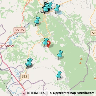Mappa Strada di Moricone, 05035 Terni TR, Italia (5.912)