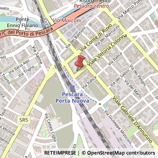 Mappa Viale Gabriele D'Annunzio, 55, 65127 Pescara, Pescara (Abruzzo)
