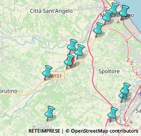 Mappa SS151, 65010 Cappelle Sul Tavo PE, Italia (5.35231)