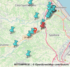 Mappa SS151, 65010 Cappelle Sul Tavo PE, Italia (4.6315)