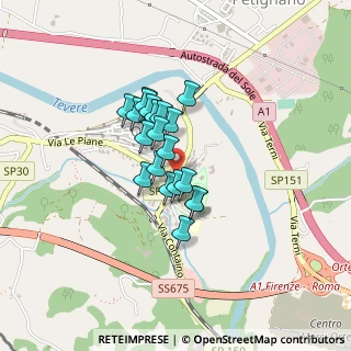 Mappa Via Maratoneti, 01028 Orte VT, Italia (0.2965)