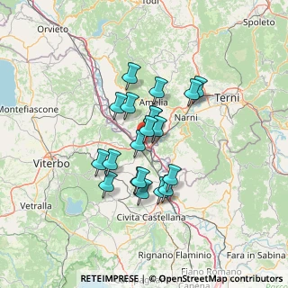 Mappa Via Maratoneti, 01028 Orte VT, Italia (10.7075)