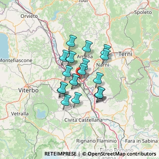 Mappa Via Maratoneti, 01028 Orte VT, Italia (9.9365)