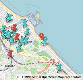 Mappa Lungomare Papa Giovanni XXIII, 65129 Pescara PE, Italia (1.476)