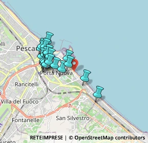 Mappa Lungomare Papa Giovanni XXIII, 65129 Pescara PE, Italia (1.563)