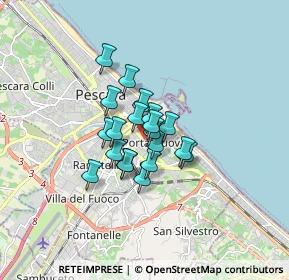 Mappa Viale Guglielmo Marconi, 65126 Pescara PE, Italia (1.0525)