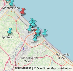 Mappa Viale Guglielmo Marconi, 65126 Pescara PE, Italia (3.66385)
