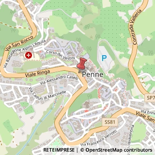Mappa Via de sterlich 3, 65017 Penne, Pescara (Abruzzo)