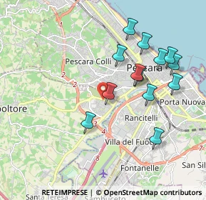 Mappa Via Napoli, 65010 Villa Raspa PE, Italia (1.99462)