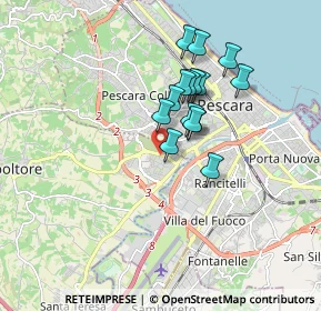 Mappa Via Napoli, 65010 Villa Raspa PE, Italia (1.40533)