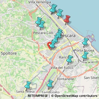 Mappa Via Napoli, 65010 Villa Raspa PE, Italia (2.38933)
