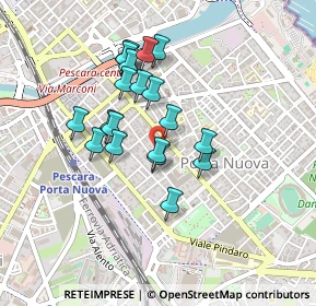 Mappa Via Savonarola, 65127 Pescara PE, Italia (0.3825)