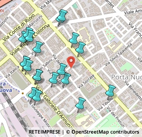 Mappa Via Savonarola, 65127 Pescara PE, Italia (0.287)