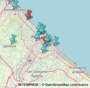 Mappa Via Savonarola, 65127 Pescara PE, Italia (3.60231)