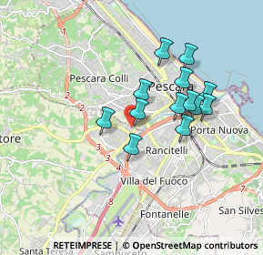 Mappa Viale Abruzzo, 65010 Villa Raspa PE, Italia (1.52538)