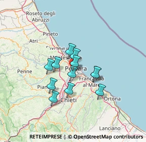 Mappa Via Calabria, 65010 Villa Raspa PE, Italia (9.835)